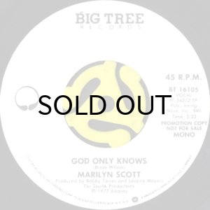 画像1: MARILYN SCOTT / GOD ONLY KNOWS (45's) (PROMO) (1)