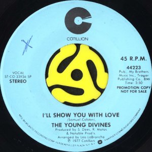画像2: THE YOUNG DIVINES / I'LL SHOW YOU WITH LOVE (45's) (PROMO) (2)