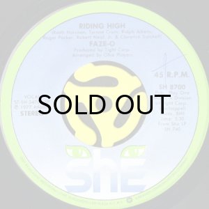 画像1: FAZE-O / RIDING HIGH (45's) (1)