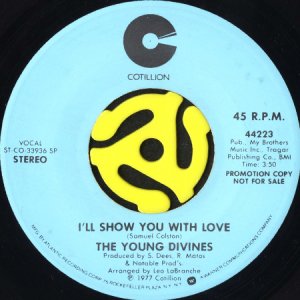 画像1: THE YOUNG DIVINES / I'LL SHOW YOU WITH LOVE (45's) (PROMO) (1)