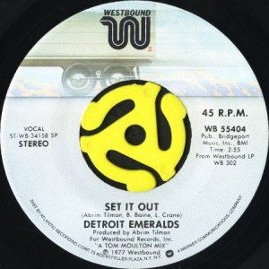 画像1: DETROIT EMERALDS / SET IT OUT (45's) (1)