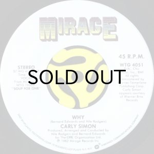 画像1: CARLY SIMON / WHY (45's) (1)