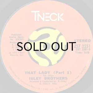 画像1: ISLEY BROTHERS / THAT LADY (45's) (FIRST PRESS) (1)