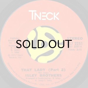 画像2: ISLEY BROTHERS / THAT LADY (45's) (FIRST PRESS) (2)