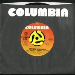 画像3: DENIECE WILLIAMS / THAT'S WHAT FRIENDS ARE FOR (45's) (3)