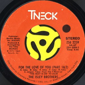 画像1: THE ISLEY BROTHERS / FOR THE LOVE OF YOU b/w YOU WALK AWAY (45's) (1)