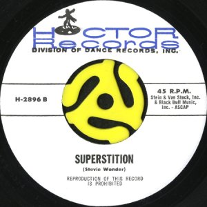 画像1: HOCTOR BAND / SUPERSTITION (45's) (1)