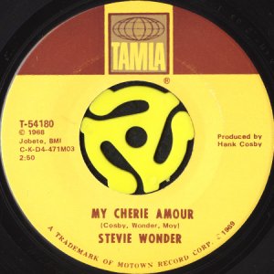 画像1: STEVIE WONDER / MY CHERIE AMOUR (45's) (1)