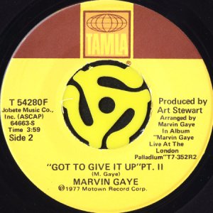 画像2: MARVIN GAYE / GOT TO GIVE IT UP (45's) (2)