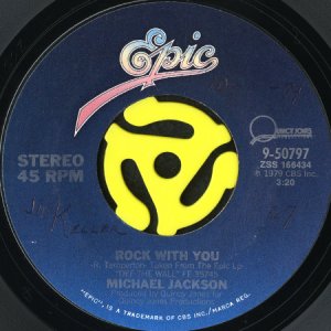 画像1: MICHAEL JACKSON / ROCK WITH YOU (45's) (1)