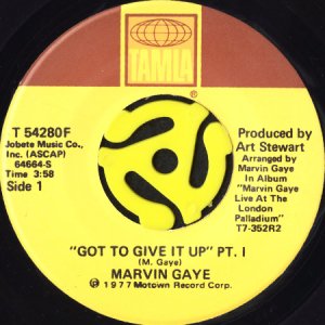 画像1: MARVIN GAYE / GOT TO GIVE IT UP (45's) (1)