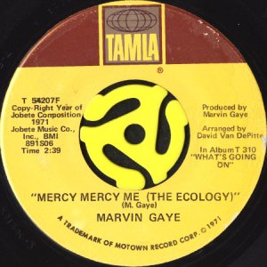 画像1: MARVIN GAYE / MERCY MERCY ME (THE ECOLOGY) (45's) (1)