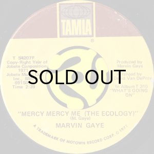 画像1: MARVIN GAYE / MERCY MERCY ME (THE ECOLOGY) (45's) (1)