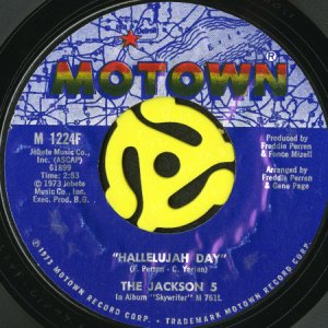 画像1: THE JACKSON 5 / HALLELUJAH DAY b/w YOU MADE ME WHAT I AM (45's) (1)