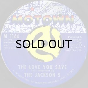 画像1: THE JACKSON 5 / THE LOVE YOU SAVE (45's) (1)