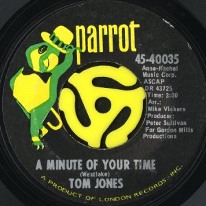 画像2: TOM JONES / LOOKING OUT MY WINDOW (45's) (2)