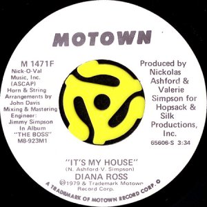 画像1: DIANA ROSS / IT'S MY HOUSE (45's) (WHITE PROMO) (1)