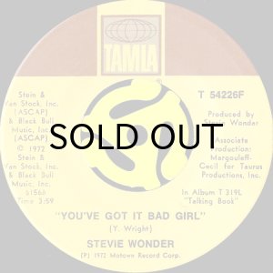 画像2: STEVIE WONDER / SUPERSTITION b/w YOU'VE GOT IT BAD GIRL (45's) (2)
