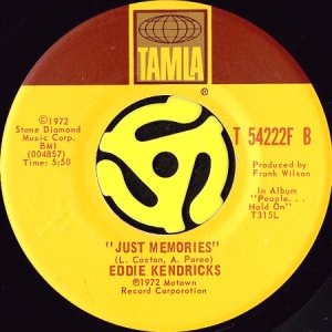 画像2: EDDIE KENDRICKS / IF YOU LET ME b/w JUST MEMORIES (45's) (2)