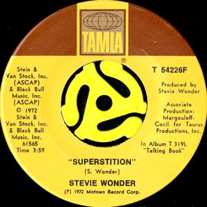 画像1: STEVIE WONDER / SUPERSTITION b/w YOU'VE GOT IT BAD GIRL (45's) (1)