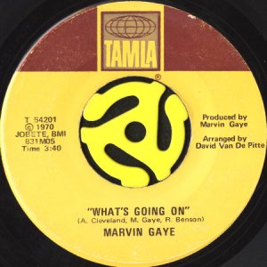 画像1: MARVIN GAYE / WHAT'S GOING ON b/w GOD IS LOVE (45's) (1)