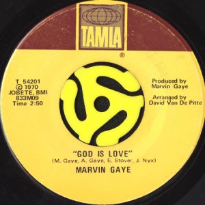 画像2: MARVIN GAYE / WHAT'S GOING ON b/w GOD IS LOVE (45's) (2)