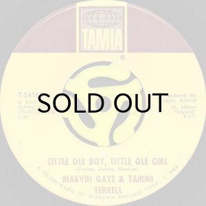 画像2: MARVIN GAYE & TAMMI TERRELL / AIN'T NOTHING LIKE THE REAL THING b/w LITTLE OLE BOY, LITTLE OLE GIRL (45's) (2)