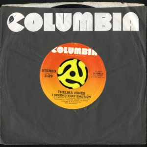 画像3: THELMA JONES / I SECOND THAT EMOTION b/w I CAN DREAM (45's) (3)