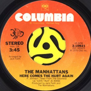 画像2: MANHATTANS / DON'T SAY GOODBYE (45's) (2)