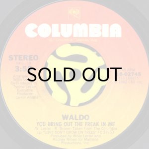 画像1: WALDO / YOU BRING OUT THE FREAK IN ME b/w YOU BETTER PLAY YOUR CARDS RIGHT (45's) (1)