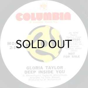 画像1: GLORIA TAYLOR / DEEP INSIDE YOU (45's) (WHITE PROMO) (1)