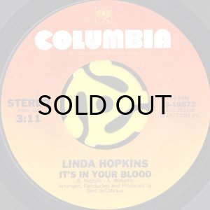 画像1: LINDA HOPKINS / IT'S IN YOUR BLOOD b/w I'M A HAPPY CHILD (RUNNING WILD) (45's) (1)
