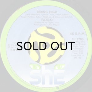 画像1: FAZE-O / RIDING HIGH (45's) (VINYL PRESS) (1)