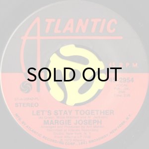 画像1: MARGIE JOSEPH / LET'S STAY TOGETHER (45's) (1)