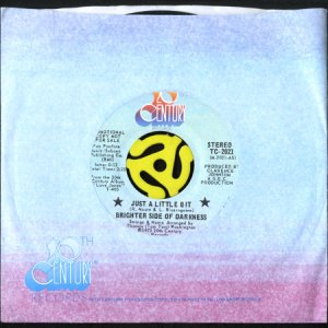 画像3: BRIGHTER SIDE OF DARKNESS / JUST A LITTLE BIT b/w SOMETHING TO REMEMBER YOU BY (45's) (PROMO) (3)