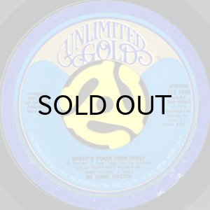 画像1: MR. DANNY PEARSON / WHAT'S YOUR SIGN GIRL? (45's) (1)