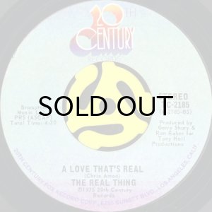 画像2: THE REAL THING / STONE COLD LOVE AFFAIR b/w A LOVE THAT'S REAL (45's) (2)