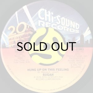 画像2: SUGAH / HUNG UP ON THIS FEELING (45's) (PROMO) (2)