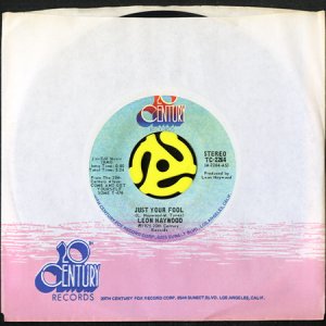 画像3: LEON HAYWOOD / JUST YOUR FOOL b/w CONSIDER THE SOURCE (45's) (3)