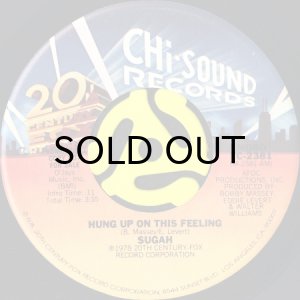 画像1: SUGAH / HUNG UP ON THIS FEELING (45's) (PROMO) (1)