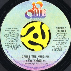 画像1: CARL DOUGLAS / DANCE THE KUNG FU (45's) (1)