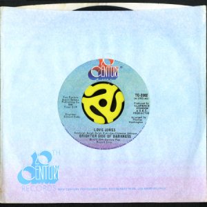 画像3: BRIGHTER SIDE OF DARKNESS / LOVE JONES (45's) (3)