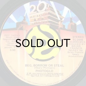 画像1: PHOTOGLO / BEG, BORROW OR STEAL (45's) (VINYL PRESS) (1)