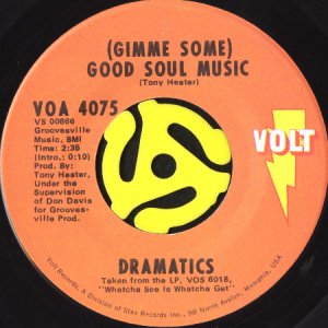 画像2: DRAMATICS / IN THE RAIN b/w (GIMME SOME) GOOD SOUL MUSIC (45's) (2)