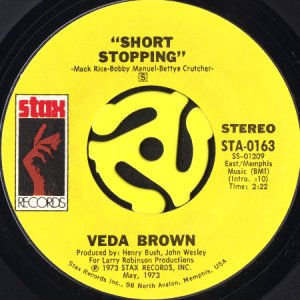 画像1: VEDA BROWN / SHORT STOPPING b/w I CAN SEE EVERY WOMAN'S MAN BUT MINE (45's) (1)