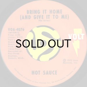 画像2: HOT SAUCE / ECHOES FROM THE PAST b/w BRING IT HOME (AND GIVE IT TO ME) (45's) (2)