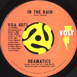 画像1: DRAMATICS / IN THE RAIN b/w (GIMME SOME) GOOD SOUL MUSIC (45's) (1)