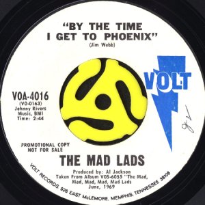 画像2: THE MAD LADS / BY THE TIME I GET TO PHOENIX (45's) (WHITE PROMO) (2)