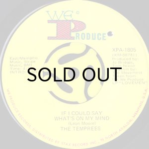 画像2: THE TEMPREES / MY BABY LOVE b/w IF I COULD SAY WHAT'S ON MY MIND (45's) (2)