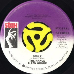 画像1: THE RANCE ALLEN GROUP / SMILE b/w SECURITY (45's) (VINYL PRESS) (1)